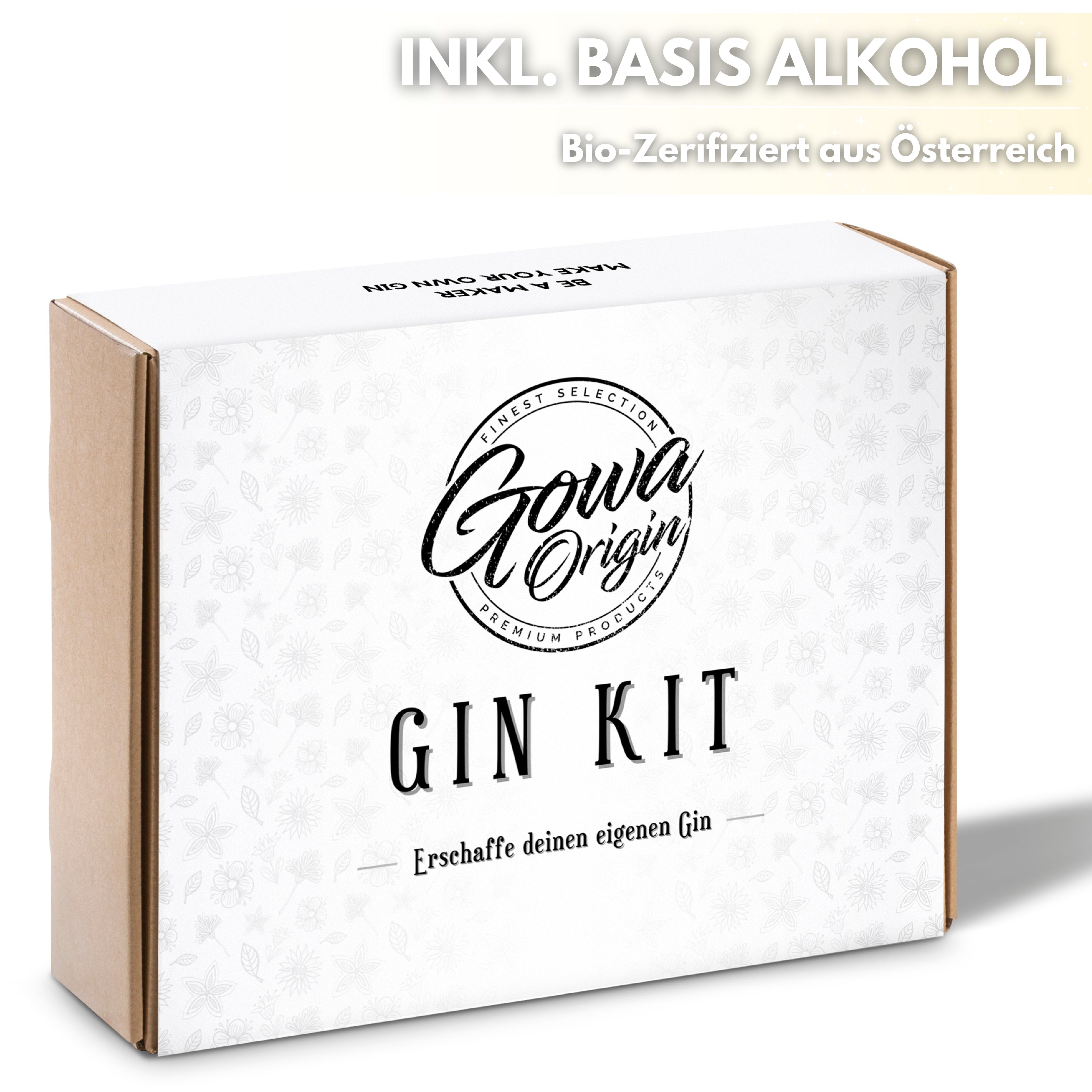 The Gin Explorer Box 2.0 - DIY Gin Kit + Bio Alkohol